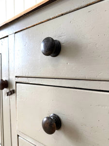 An English Country 3 Drawer Pine Buffet or Sideboard