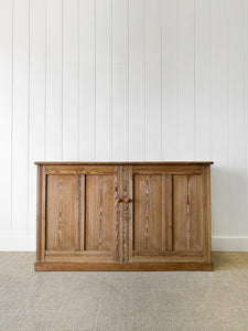An Antique English Pine Pantry Cupboard