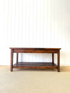 A Large Vintage Pine Work Table or Kitchen Island