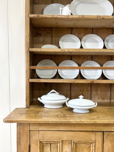 A 19th Century English Pine Bookcase Cupboard or Hutch