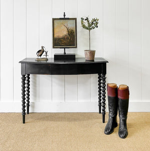 A Bow Fronted Victorian Side Table or Nightstand