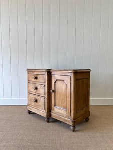 A Diminutive English Pine Sideboard c1870