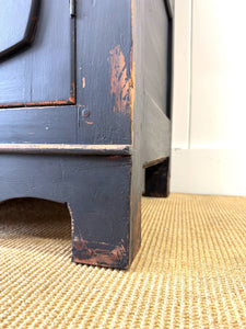 A Wonderful Large Ebonized Welsh Dresser or Cupboard