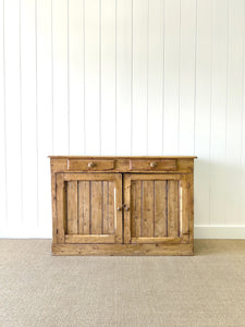 An Antique French Pine Sideboard c1860