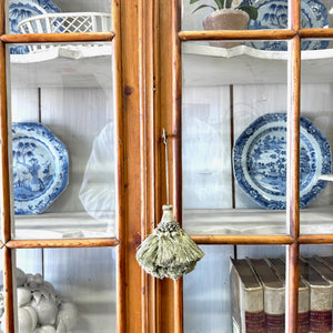 An 18th Century Dutch Vitrine à Deux Corps Glazed Pine Bookcase Cabinet or Hutch