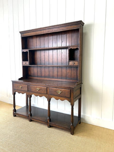 A George III Style Oak Welsh Dresser