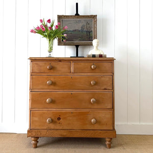 brown dresser with white knobs Diary of a Crafty Lady: Hand Painted Dresser Drawer Knobs