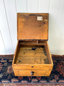 An English Pine Mobile Desk c1890