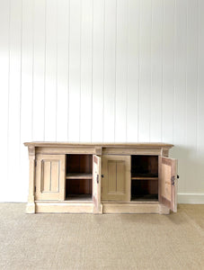 An Antique English Oak Sideboard