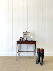 An English Country Mahogany Console Table