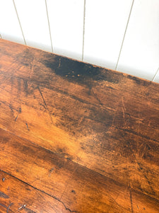 A Large Vintage Pine Work Table or Kitchen Island