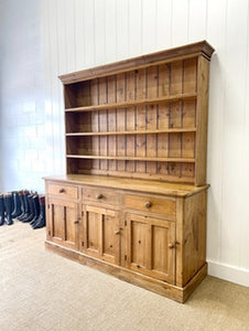 An Wonderful Late 19th Century Pine Welsh Dresser or Cupboard