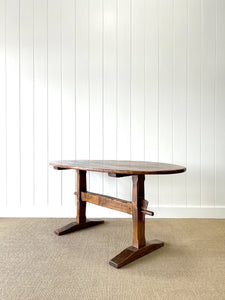 A Country Oval Pine 5.5 ft  Dining Table