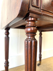 Charming English Georgian Mahogany Nightstand or Sidetable