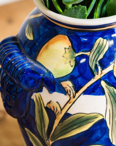 Cantagalli Colorful Majolica Vase c1890