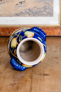 Cantagalli Colorful Majolica Vase c1890