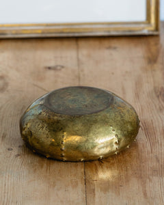 An Antique Handmade Hammered Decorative Copper Bowl c1953