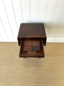 Charming English Georgian Mahogany Nightstand or Sidetable