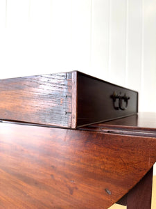 An English Country Mahogany Pembroke Drop Leaf Table