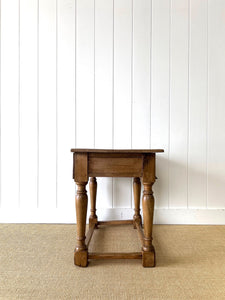 An Ancient English Pine Lowboy c1780
