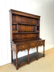 A George III Style Oak Welsh Dresser