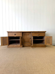 An English Country Pine Buffet or Sideboard