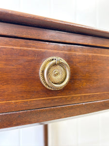 An English Country Mahogany Console Table