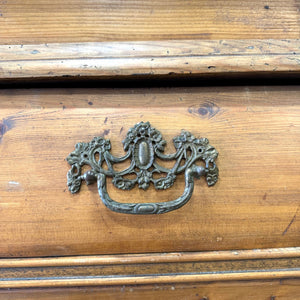 An 18th Century Dutch Vitrine à Deux Corps Glazed Pine Bookcase Cabinet or Hutch
