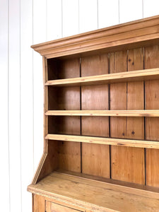 A Diminutive 19th Century Irish Pine Dresser or Cupboard