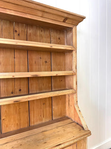 A Diminutive 19th Century Irish Pine Dresser or Cupboard