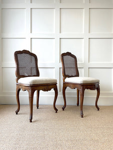 A Lovely Pair of Early 19th Century French Salon Chairs