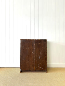 An Antique Blue Painted Chest of Drawers Dresser