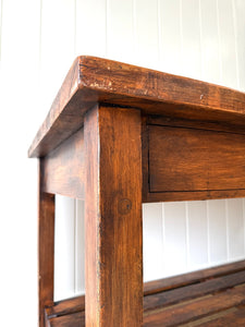 A Large Vintage Pine Work Table or Kitchen Island