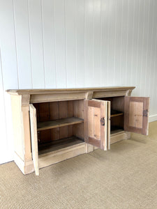An Antique English Oak Sideboard
