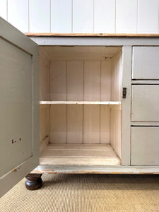 An English Country 3 Drawer Pine Buffet or Sideboard