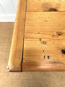 An Antique English Country Pine 7ft Dining Table