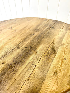 An English Round Cricket Table 42"