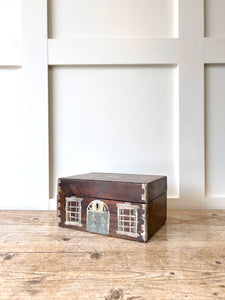 An Antique Painted Georgian Country House Box
