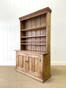 A 19th Century English Pine Bookcase Cupboard or Hutch