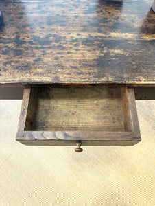 An 18th Century French Country Nearly 6ft Pine Refectory Farmhouse Table