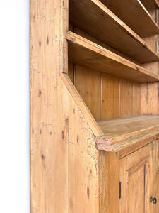 A Diminutive 19th Century Irish Pine Dresser or Cupboard