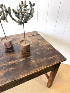 An 18th Century French Country Nearly 6ft Pine Refectory Farmhouse Table