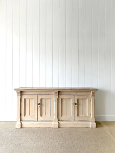 An Antique English Oak Sideboard