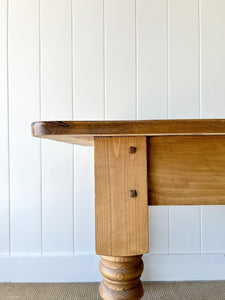 An English Country Pine 6ft Dining Table