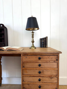 An Unusual English Pine Desk – The Parsons Nose Antiques