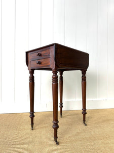 A Petite Early Victorian Mahogany Pembroke Table