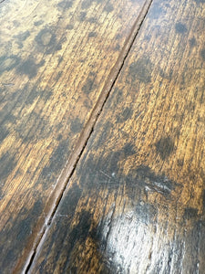 An 18th Century French Country Nearly 6ft Pine Refectory Farmhouse Table