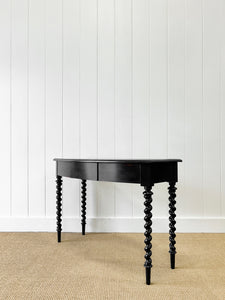 A Bow Fronted Victorian Side Table or Nightstand