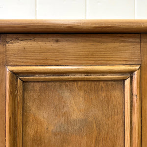 Antique English Pine Cupboard Sideboard