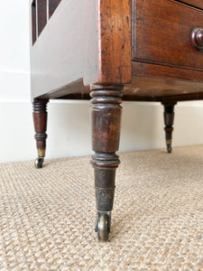 A Delightful And Rare Georgian Mahogany Canterbury or Magazine Newspaper Holder